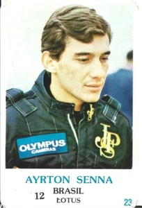 ⭕VTG, Formula 1 AYRTON SENNA pocket calendar 1986 F1 pilot - Picture 1 of 2
