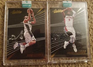 2017-18 Panini Absolute Uncirculated Lot Evan Fournier #33 Andre Drummond #20 - Picture 1 of 7