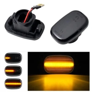 Dynamic Side Indicators for Toyota Hilux N70 (2005-2015) - Smoked - Picture 1 of 5