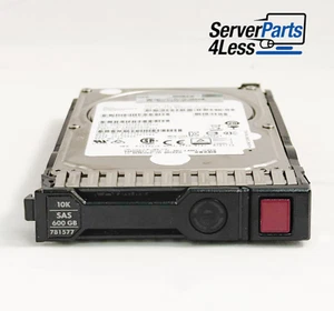 781577-001 HP 600 Go 12G SAS 10K 2,5 pouces disque dur SCENT 781516-B21 - Photo 1/5