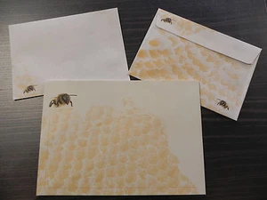 1 Block Briefpapier,25 Bl.,DIN A5,Bienen,Imker,Imkerei,Biene+Umschläge,Biene - Bild 1 von 1