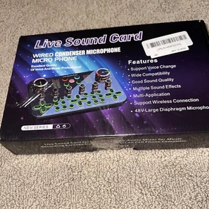 Cokyiss Audio Mixer - Wired Condenser Mic, Streaming - Gaming - Podcast - NEW! - Picture 1 of 3