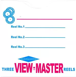 3 Reel Sleeves - View-Master Packets - Sawyer's - Packs of 25- NEW - Picture 1 of 2