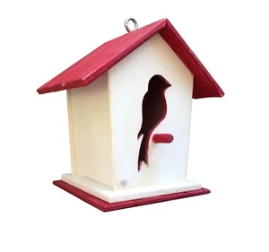 Casetta per uccellini, mangiatoia uccelli, mangiatoia in legno, casetta uccellin - Foto 1 di 6