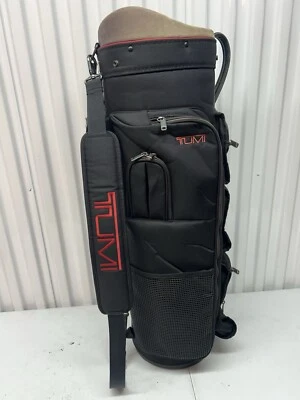 TUMI RARE  GEN 4  Ballistic Nylon Golf Bag Black Deluxe 22186D4 VERY GOOD - Image 1 of 4