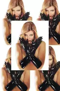 Sharon Sloane Latex Gauntlets Large - Picture 1 of 2