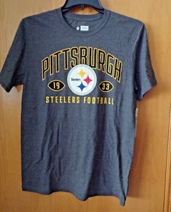 PITTSBURGH STEELERS Football 1933 ~ graues SS-T-Shirt ~ HERREN GRÖSSEN ~ neu mit Etikett - Bild 1 von 1