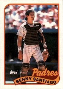 1989 Topps MLB Benny Santiago #256
