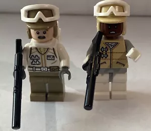 LEGO STAR WARS Minifigures Hoth Rebel Trooper 75138 75098 White Uniform G9 - Picture 1 of 11