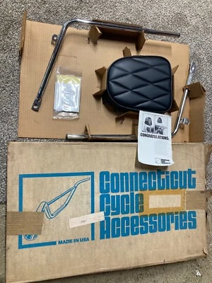 Yamaha XS750F Nuevo Sissy Bar Nuevo en Caja Nuevo de Lote Antiguo Connecticut Cycle XS 750 F 1978 1979 78 Foto 1 de 4