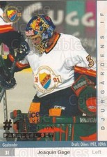 2002-03 Swedish Elitset First Edition Parallel #155 Joaquin Gage