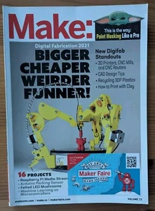 Make Magazine 2020 Paint Masking Clay Printing Mare Island Maker Faire Sticker - Imagen 1 de 6
