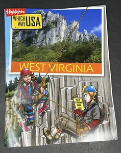 Highlights Which Way USA West Virginia (Magazine Only - no map) Unused WARPED - Foto 1 di 3