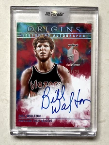 2021-22 Panini Origins Bill Walton legendäre Autogramme rot auf Karte Auto 23/25 - Bild 1 von 2