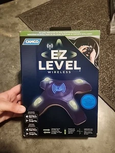 Camco Wireless Automatic EZ Level w/Illuminated Indicator Lights Blue (Open Box) - Picture 1 of 16