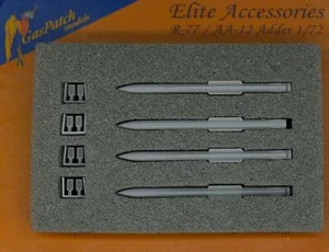 GasPatch Models 1/72 Russian NPO R77 AA-12 "ADDER" MISSILE (4) Resin Set - Bild 1 von 3