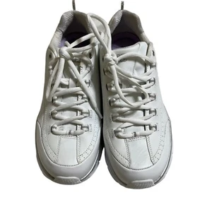 Skechers Shoes Womens 9.5 eLite Synergy 3.0 Athletic Sneakers White Leather - Picture 1 of 13
