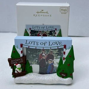 Hallmark Keepsake- Lots of Love - Picture Frame with Recordable Message Ornament - Picture 1 of 6
