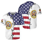 Personalized Maryland State Pride Flag Baseball Jersey Shirt, Maryland Crab Shir