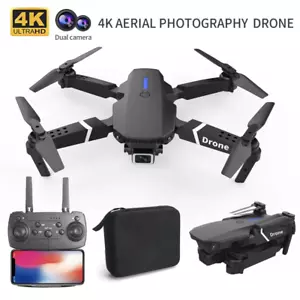 Drone 4K HD Dual Camera E88 WiFi FPV Foldable RC Quadcopter Professional Toy - Imagen 1 de 11