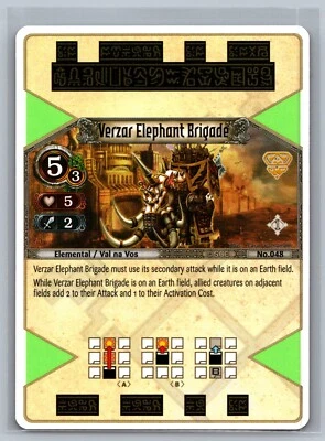 The Eye of Judgment Verzar Elephant Brigade #048 Sony PS3 Base Set 1 - Image 1 of 2