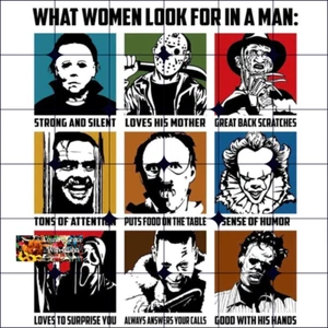 Sublimation Print Halloween What Women Look For Ready to Press Heat Transfer - Picture 1 of 1