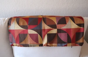 2 Lumbar Cover 12x20- Red God Black Lumbar- Modern Throw Pillow  SET OF Two  - Picture 1 of 6