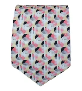 CHRISTIAN LACROIX Multicolored Geometric Silk Tie ITALY 59"/ 3.7" EC - Picture 1 of 7