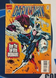 Marvel Darkhawk 49, 1995 Primera aparición Overhawk, difícil de encontrar llave de ejecución de impresión baja, en estado bastante bueno/casi nuevo - Imagen 1 de 7
