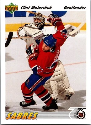 1991-92 Upper Deck - #368 Clint Malarchuk - Image 1 of 2