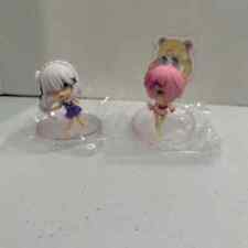 Re:Life In a Different World From Zero Lot 2 Emilia & Ram Swimsuits Mini Figures