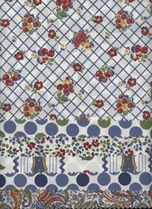 American Jane Cherries Jubilee Moda Salesman Sample 6pieces Blue 2005 OOP Card#2 - Picture 1 of 8