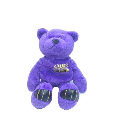 Minnesota Vikings Randall Cunningham NFL #7 Purple Plush Beanbag Stuffed Bear 98 Cover