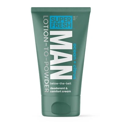 Desodorante bola Super Fresh Man Parts para hombre | LOCIÓN EN POLVO | Higiene para hombre C... Foto 1 de 4