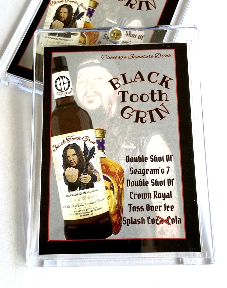 Dimebag Darrell Collector’s Case “BLACK TOOTH GRIN” Pantera / Damageplan - Image 1 of 1