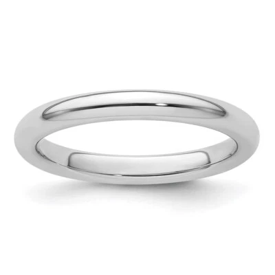 Anillo de boda de platino de 2,5 mm de regalo para hombre talla 11 Foto 1 de 4