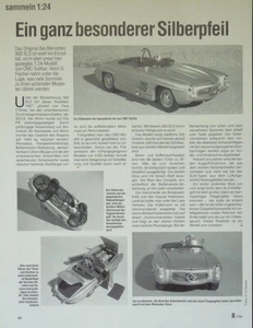 MERCEDES-BENZ 300 SLS ROADSTER in 1-24 di CMC...un rapporto modello #9907m - Foto 1 di 1
