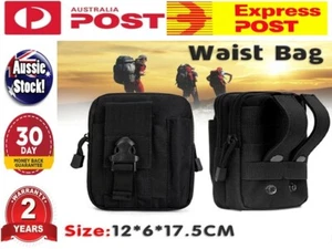 Tactical Waist Bag Molle Pack Pouch Military Wallet Multi Purpose Belt Utility - Picture 1 of 11