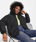 Urban Bliss Diamond quilted Jacket in Black Women?s Size 12 NWT