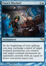 Japanese Puca's Mischief ~ Near Mint Shadowmoor Foreign MTG Magic UltimateMTG Bl