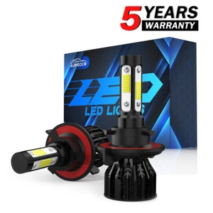 4Sides H13 LED Headlight Hi-Lo Beam for 2006 2007 2008 Dodge Ram 1500 2500 3500 - Foto 1 di 12