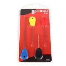 4pcs/1set Carp Fishing Boilie Baiting Needle Set Tool Bait Drill Chod Hair Rigs