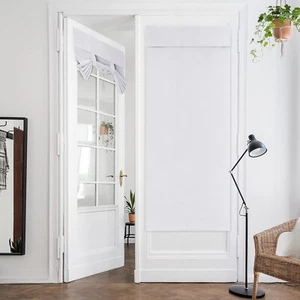 1Panel Greyish White 34"Wx68"L French Door Curtains Privacy Blackout Thermal - Picture 1 of 7