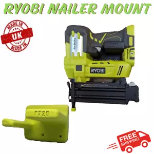 Ryobi 18 gauge Brad nailer nail gun wall mount holder display storage organiser - Picture 1 of 7