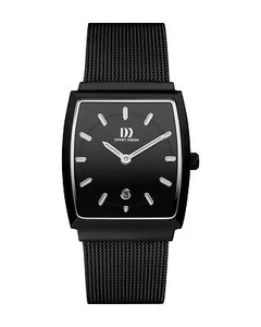 Danish Design IV64Q900 Black Dial Stainless Steel Rectangle Quartz Women's Watch - Picture 1 of 1