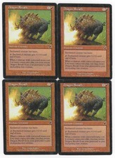 Magic the Gathering MTG Scourge Dragon Breath Cards by Greg Staples X4