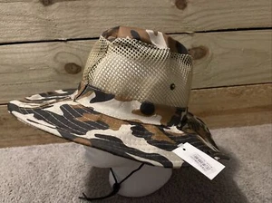 Nuevo Sombrero Cubo Marrón Camuflaje Plegable Transpirable con Correa Ajustable para la Mentón - Imagen 1 de 7