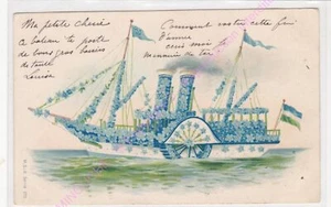 CPA FANTASÍA GAUFREE Barco De Vapor Ca1904 - Bild 1 von 2