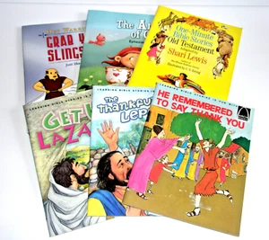 3 Arch Books +3 Lot For Kids Homeschool Christianity Bible Stories Religious PB - Imagen 1 de 11