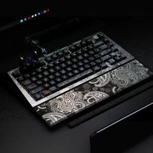 Resin Keyboard Wrist Rest For Angry Miao Cyberboard R4 Paisley - Picture 1 of 4